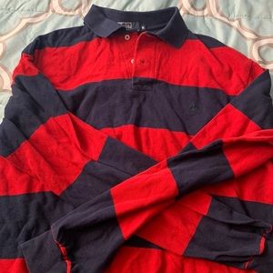 Polo Mens Shirt red and blue